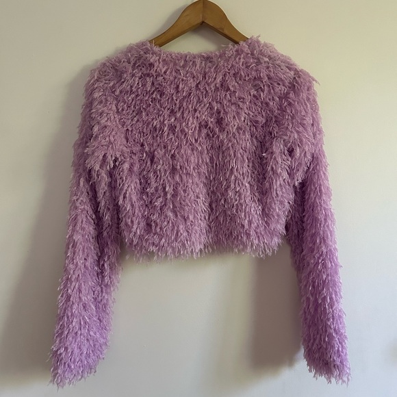 Zara feather effect long sleeve crop 🪽 - Picture 4 of 4